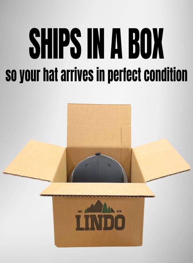 LINDO Trucker Hat [ The Great Outdoors: Black/Graphite ] - Image 5