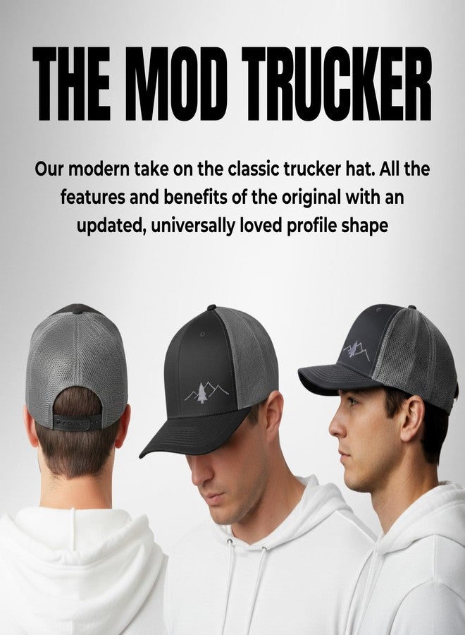 LINDO Trucker Hat [ The Great Outdoors: Black/Graphite ] - Image 2