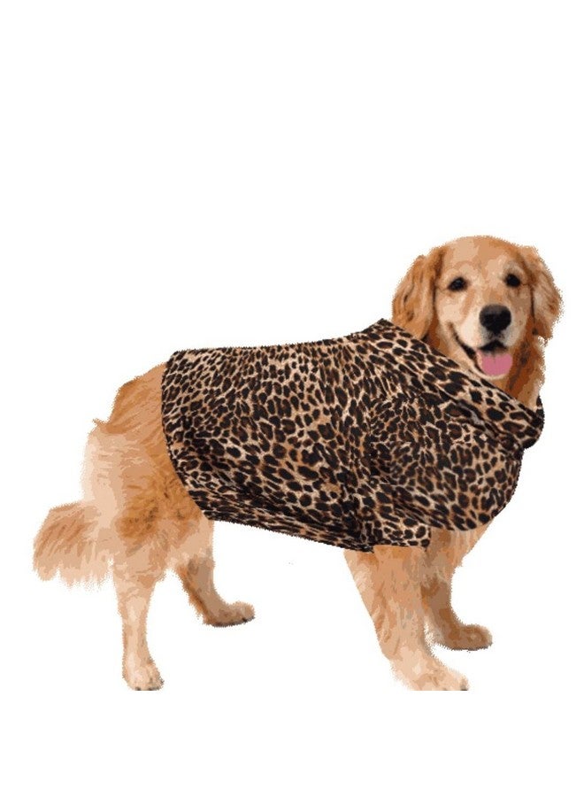 سايج سكوير قميص كلاب مطبوع عليه عبارات مجنونة، قميص كلاب رائج، ناعم للغاية وخفيف الوزن، ملابس كلاب مريحة وجيدة التهوية، ملابس عصرية (مقاس كبير - 20 بوصة) (طبعة الفهد) - Image 1