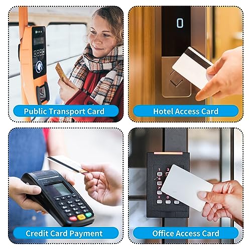 Owfeel RFID Blocking Secure Credit Card Sleeves Pack Of 15 Contactless Card Protection Holders Credit Card ID Anti Theft WaterProof Protector- Silver - Image 5