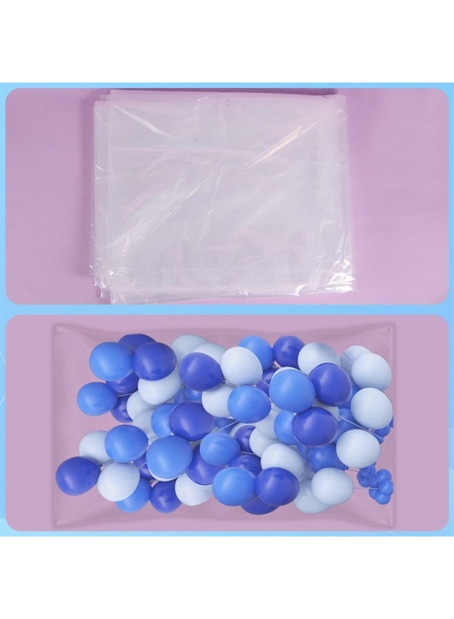 SAVITA 2pcs Plastic Balloon Bags, 59.06 x 98.43 inch Large Balloon bags for Transport Bulk Giant Balloon Storage Bag Clear Balloon Bags For Party Celebration Supplies - Image 2