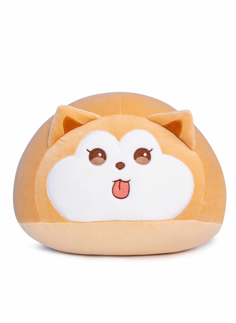 Y&D Pillow Cute Shiba Plush Pillow, Fat Animal Toy Adorable Hugging Sleeping for Toddler Kids Friends 11.8 Inches  - Image 1