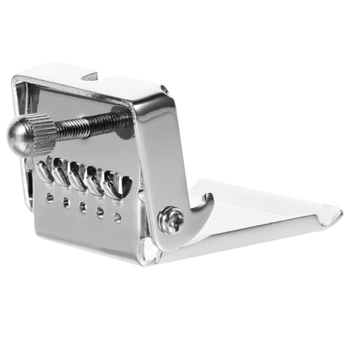 HEALLILY 5 String Banjo Tailpiece Chrome Plated Replacement Accessory - Image 1