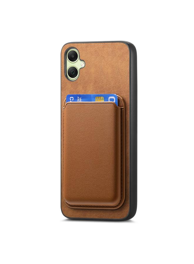 اس-توب جراب لهاتف Samsung Galaxy A05 Retro Magsafe Card Bag غطاء خلفي من البولي يوريثان - Image 2