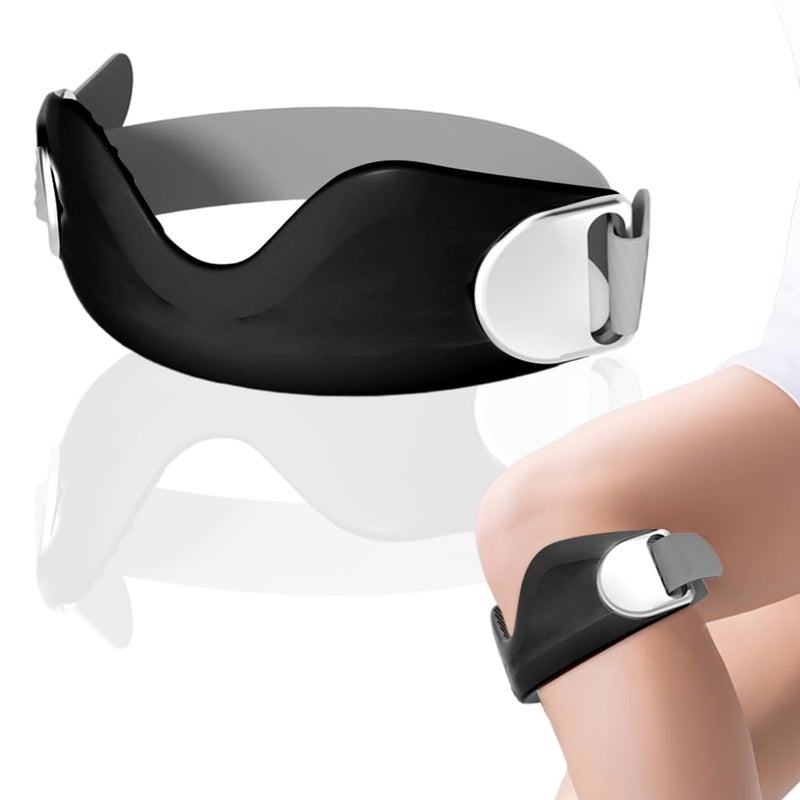 Proberos دعامة الركبة القابلة للتعديل من السيليكون ®، لتخفيف الألم وتثبيت الرضفة، لرفع الأثقال، الجري، القرفصاء، كرة السلة، التمارين، 1 قطعة - Image 1