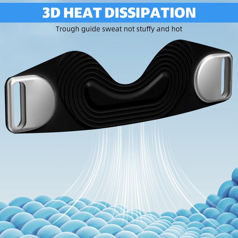 Proberos دعامة الركبة القابلة للتعديل من السيليكون ®، لتخفيف الألم وتثبيت الرضفة، لرفع الأثقال، الجري، القرفصاء، كرة السلة، التمارين، 1 قطعة - Image 5