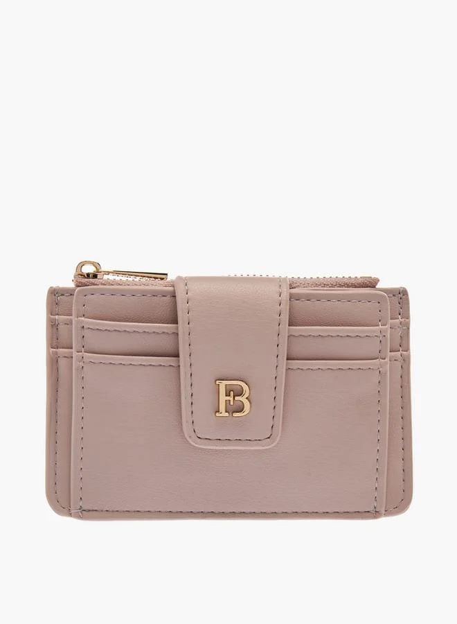 فلورا بيلا من شو إكسبرس Flora Bella Solid Card Holder With Zip Closure
