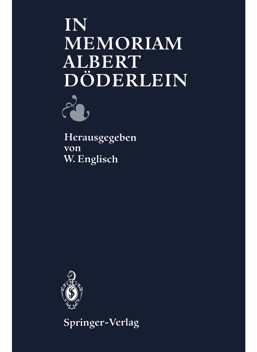 In Memoriam Albert Döderlein 