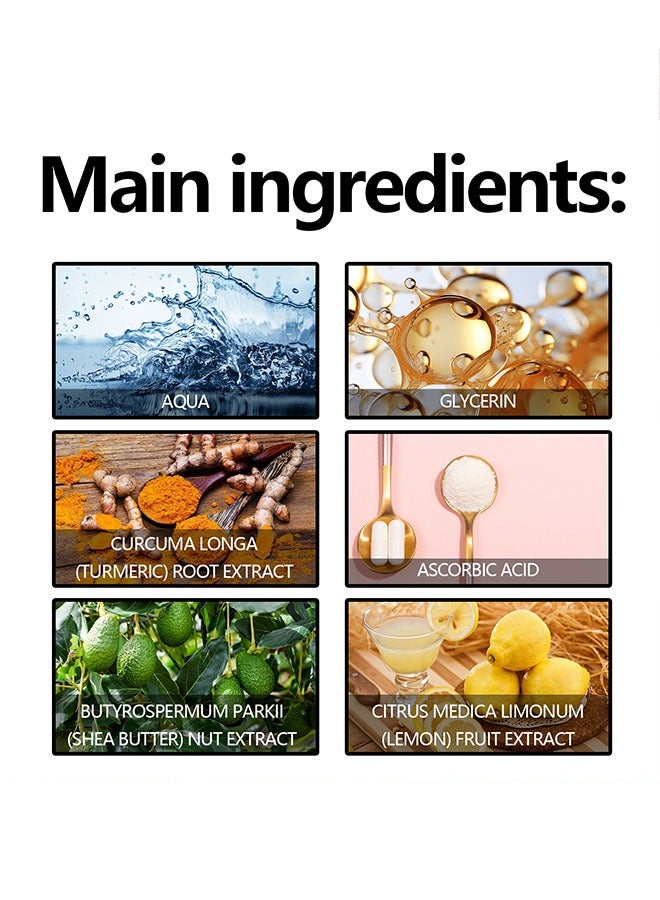 EELHOE Turmeric & Vtamin C Face And Neckcream Stick Topspin Lift & Delicacy-Fade Neck Lines, Firming and Moisturizing Brighten Skin Neck Massage, Reshape Swan Neck - Image 4