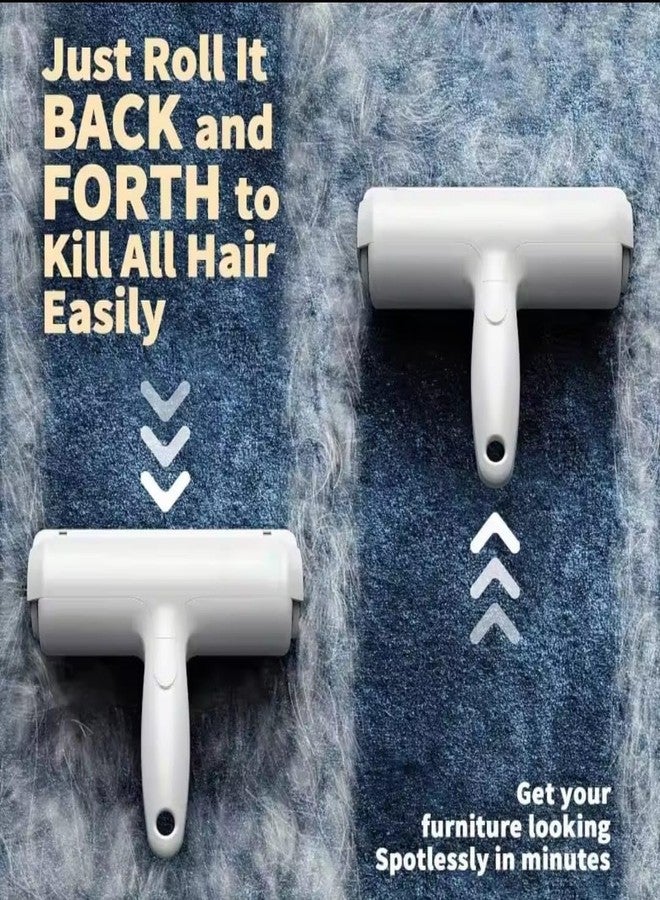 Pet Hair Remover Roller for Dog Hair and Cat Hair – Self-Cleaning Lint Roller for Furniture, Couch, Carpet, Clothing, Bedding and Car Seats – Reusable, Durable, Portable Fur Removal Tool - Image 5