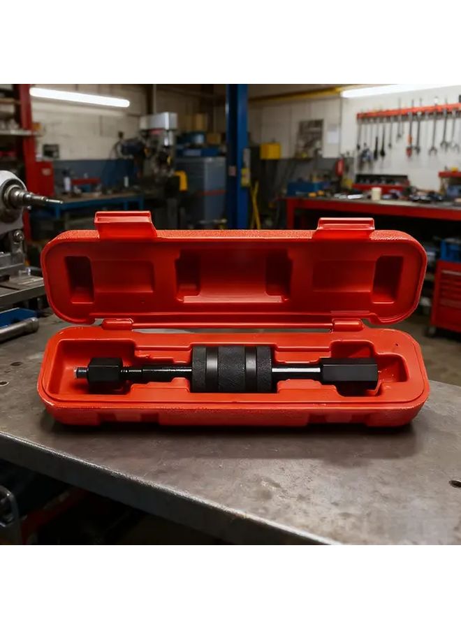 Heavy Duty Diesel Fuel Injector Removal Kit With Slide Hammer M12 M14 Adapters 1 Set - Image 2