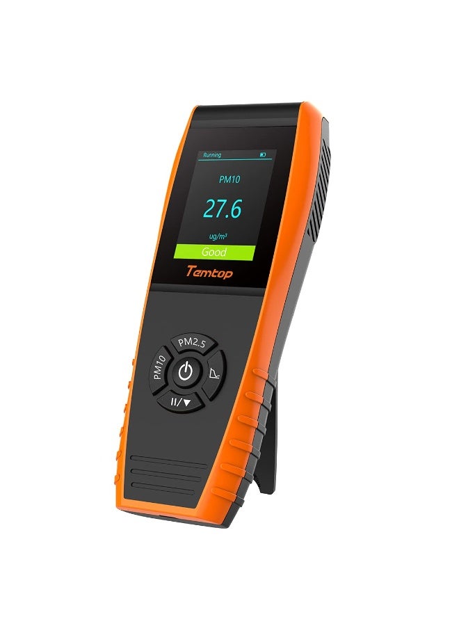 Temtop Air Quality Monitor Particle Detector PM2.5 PM10 Accurate Sensor Air Pollution Real Time Recording Tester for Home Office Indoor Outdoor P600 - Image 1