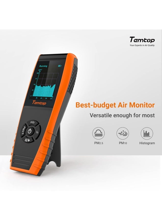Temtop Air Quality Monitor Particle Detector PM2.5 PM10 Accurate Sensor Air Pollution Real Time Recording Tester for Home Office Indoor Outdoor P600 - Image 3