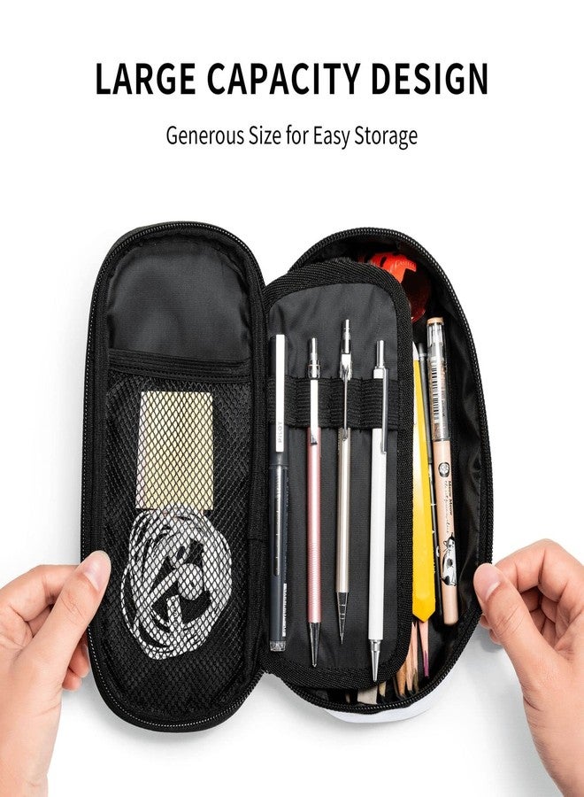 Perinsto Cute Dog Paws And Bones Pencil Case Big Capacity Multi Compartment Stationery Box Pencil Pouch Holder Desk Organizer For School Office Home - Image 4