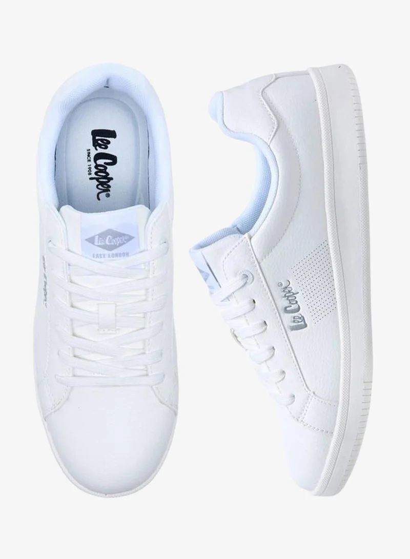 لي كوبر حذاء رجالي برباط بتصميم متباين