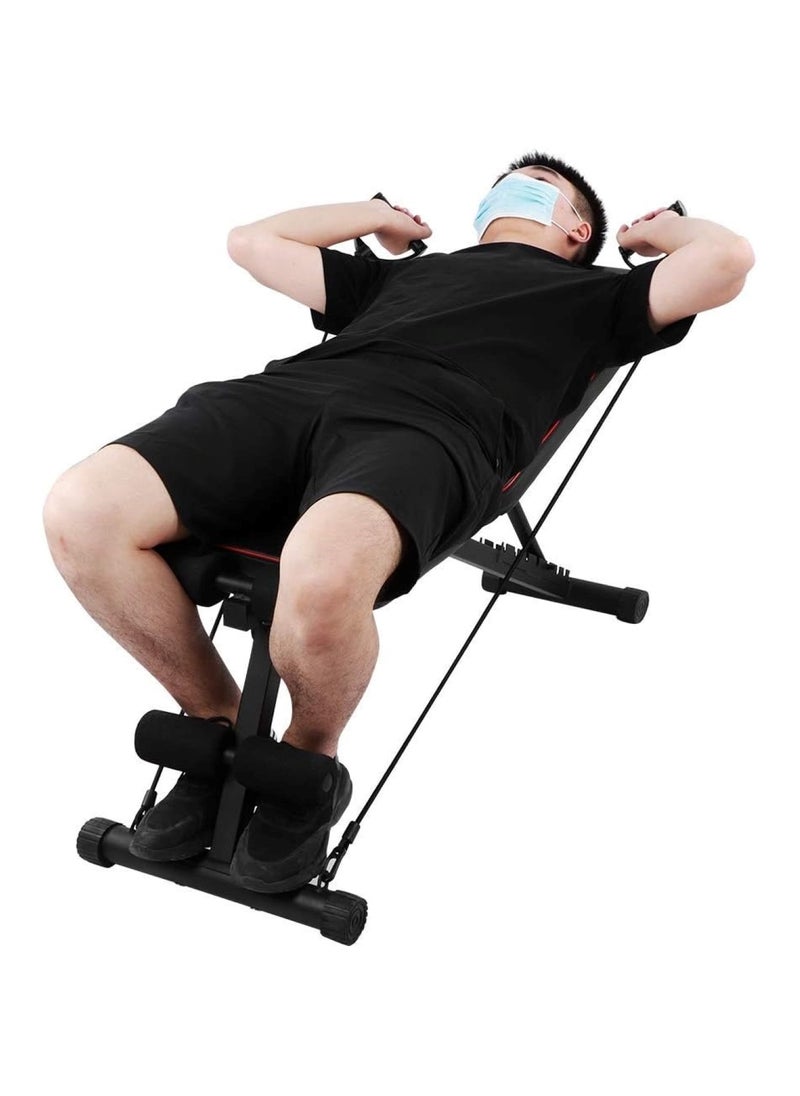 Huitich All-in-One Fitness Station Multifunctional Dumbbell Bench Black 1295x450x1180mm  - Image 5