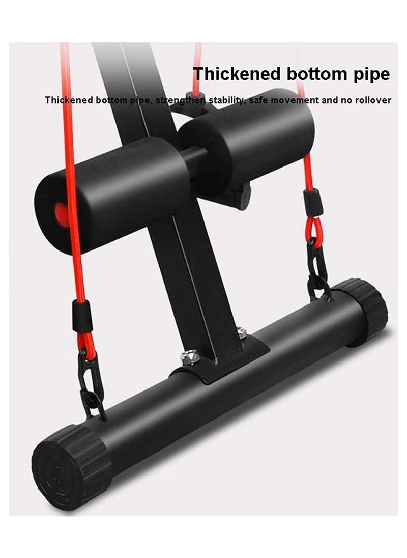 Huitich All-in-One Fitness Station Multifunctional Dumbbell Bench Black 1295x450x1180mm  - Image 4