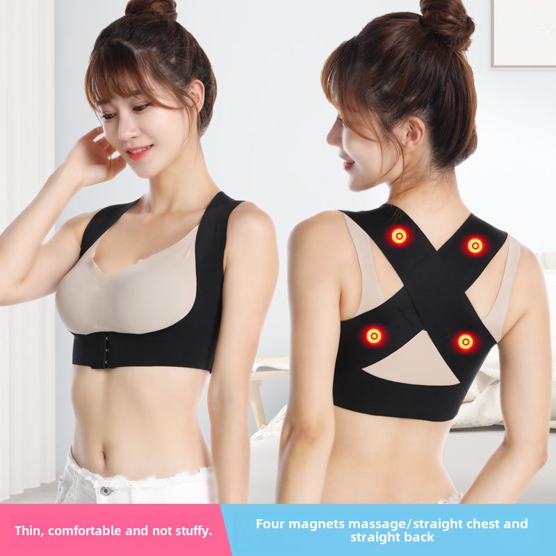 Generic Ladies Posture Corrector Chest Support Lift Bra Black 
