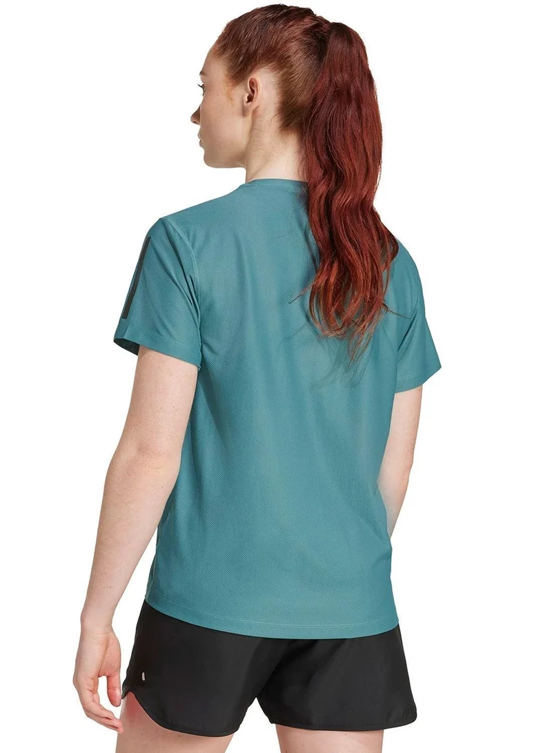 اديداس Adidas Otr B Tee Green T-Shirt (Short Sleeve) T-Shirts For Women