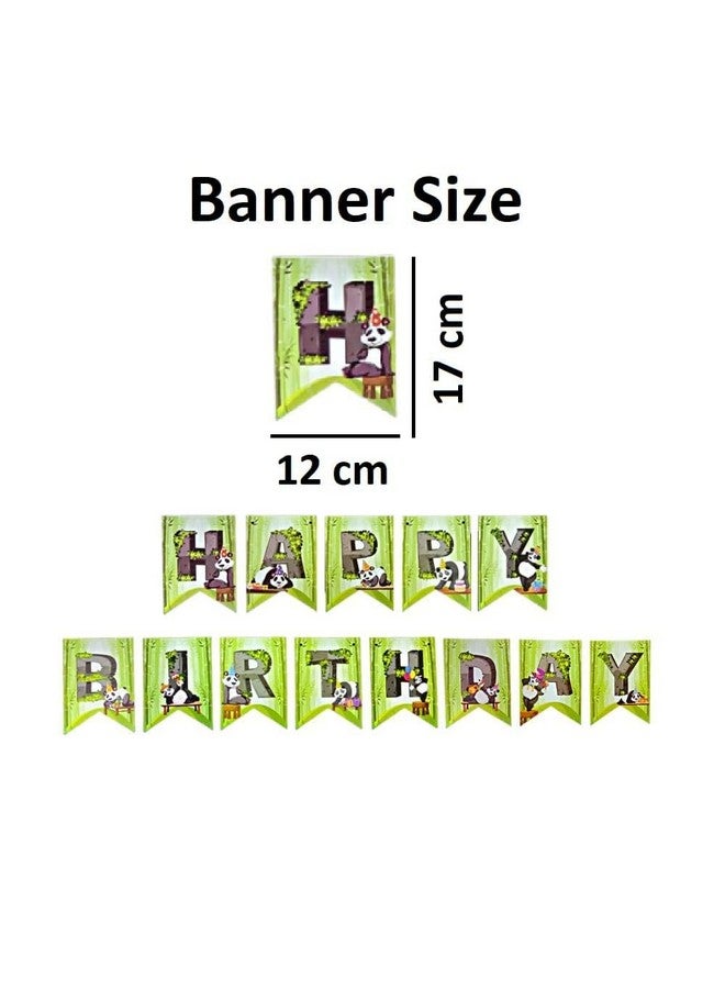 FI - FLICK IN 48 Pcs Panda Theme Birthday Decorations Set Black And White Balloon Garland for Decoration Happy Birthday Panda Theme Decoration (Pack of 48, Black & White) - Image 3