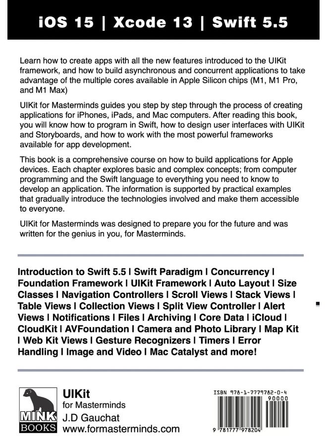 UIKit for Masterminds: How to take advantage of Swift and UIKit to create insanely great apps for iPhones, iPads, and Macs  - Image 2