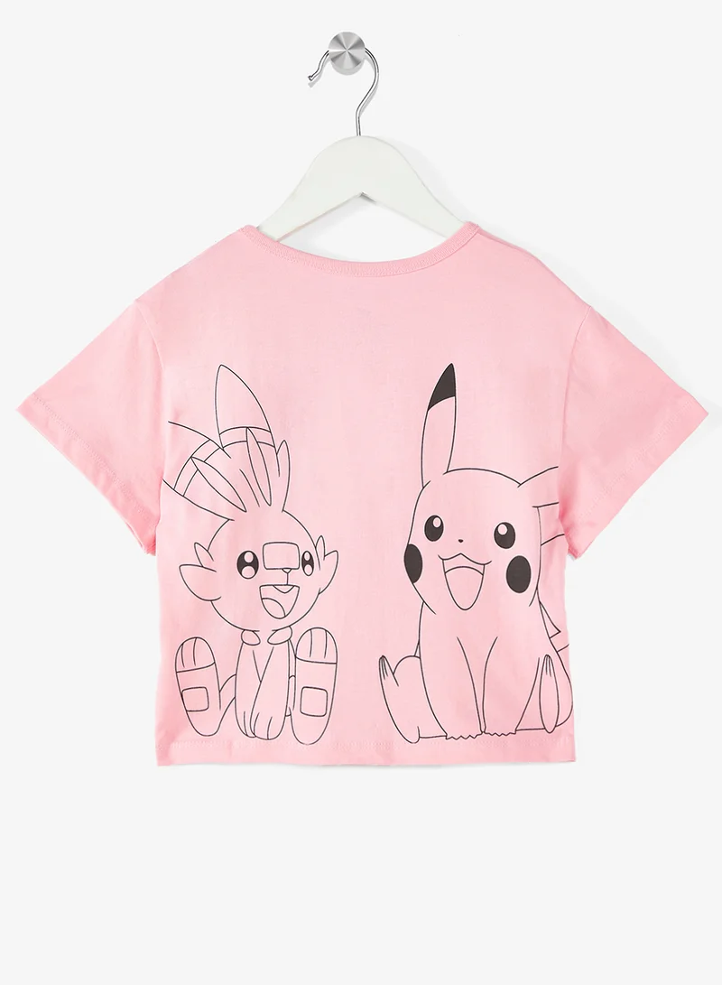 اتش اند ام تيشيرت قطن مطبوع