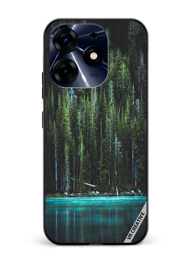 VR CREATIVE Protective Case Cover For Tecno Spark 10 Pro Lake Design Multicolour - Image 1