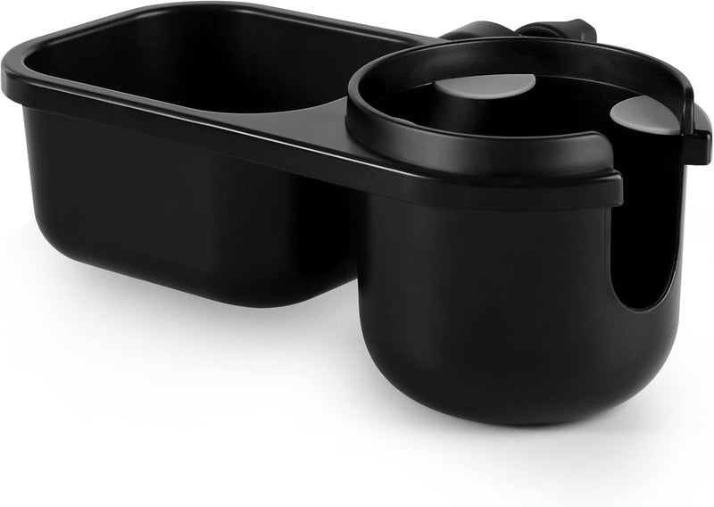 accmor Stroller Cup Holder with Tray, Universal Cup Holder Tray for Uppababy Nuna Doona Strollers, Bottle Drinks Holder for Stroller, Wheelchair, Walker - Image 1