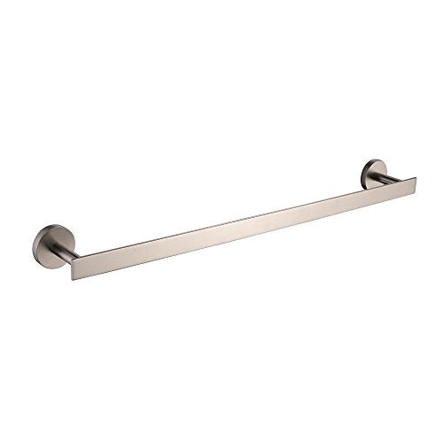 Kraus Imperium Bathroom Accessories - Towel Bar 600mm Brushed Nickel - Image 1