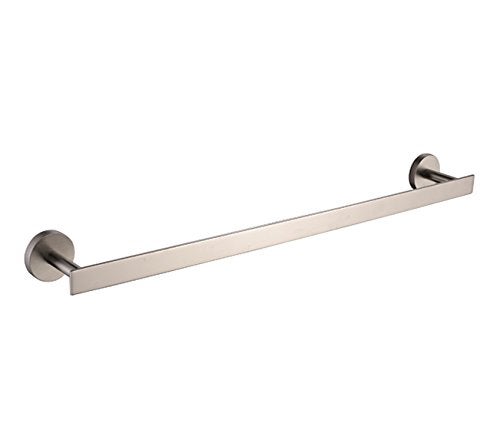 Kraus Imperium Bathroom Accessories - Towel Bar 600mm Brushed Nickel - Image 2