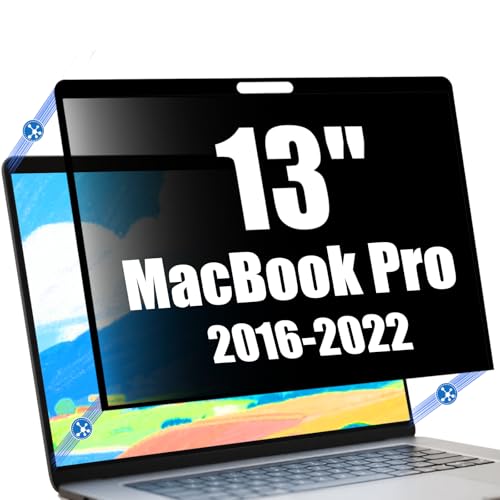 Ceydebne PET Privacy Screen Protector for MacBook Pro 13 Inch (2016-2022, M1, M2) Removable Laptop Privacy Screen Shield Ultra-Thin Design - Image 1