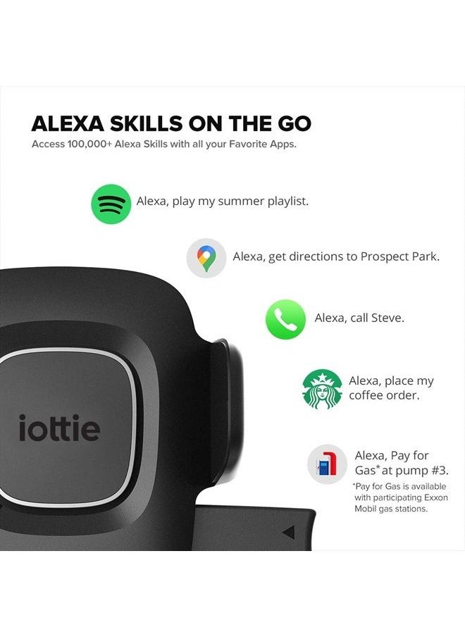 iOttie Easy One Touch Connect Pro (New) - Gen 2 - Hands Free Alexa in Your Car - Car Mount Phone Holder with Alexa Built in for iOS & Android, MFi Certified, Universal  - Image 3