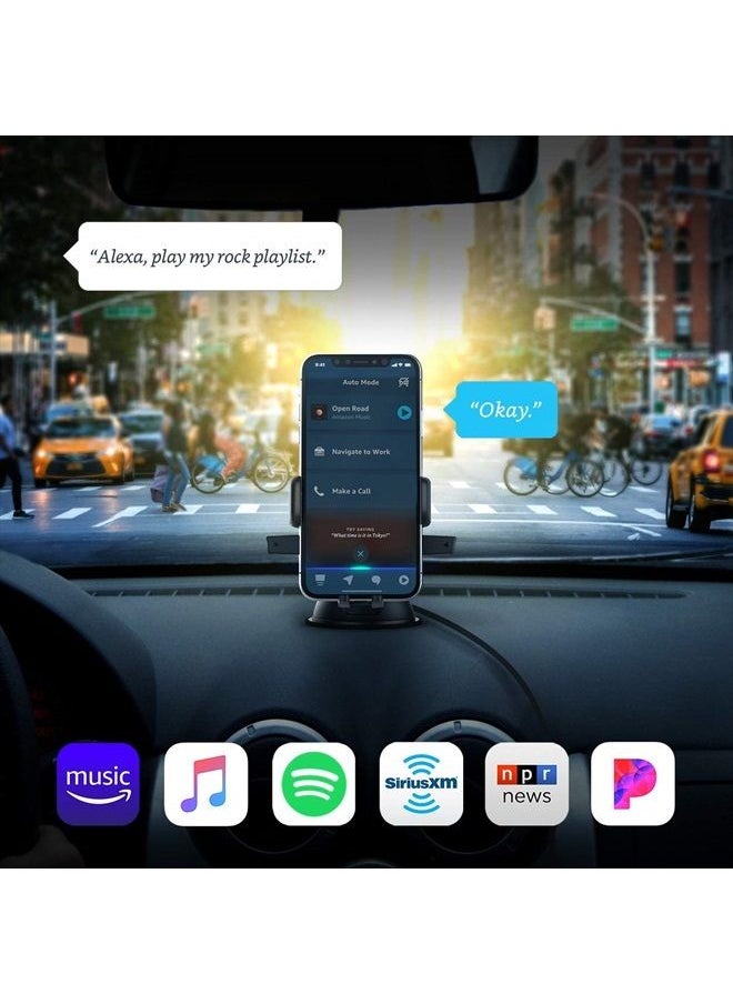 iOttie - Easy One Touch Connect Pro (New) - Gen 2 - Hands Free Alexa in Your Car - Car Mount Phone Holder with Alexa Built in for iOS & Android, MFi Certified, Universal - Image 1