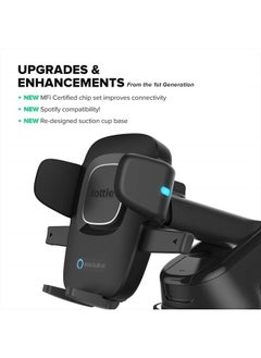 iOttie Easy One Touch Connect Pro (New) - Gen 2 - Hands Free Alexa in Your Car - Car Mount Phone Holder with Alexa Built in for iOS & Android, MFi Certified, Universal  - Image 2