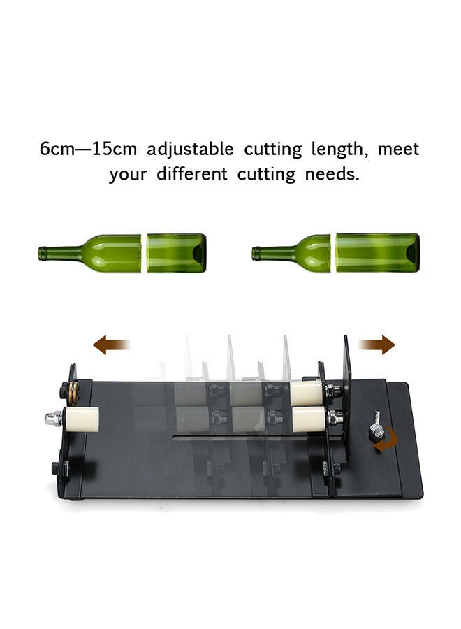 NIBEMINENT Adjustable Glass Bottle Cutter Black - Image 4