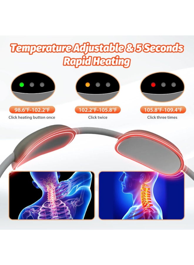 مساج الرقبة مع الحرارة ابيض - Image 2
