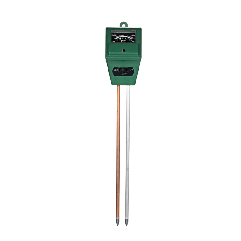 Soil Tester: 3-In-1 Portable Rust-Proof Durable Meter - Easy Operation No Batteries Required PH & Sunlight Intensity Tester for Home Gardening & Outdoor Plant Care - Image 1