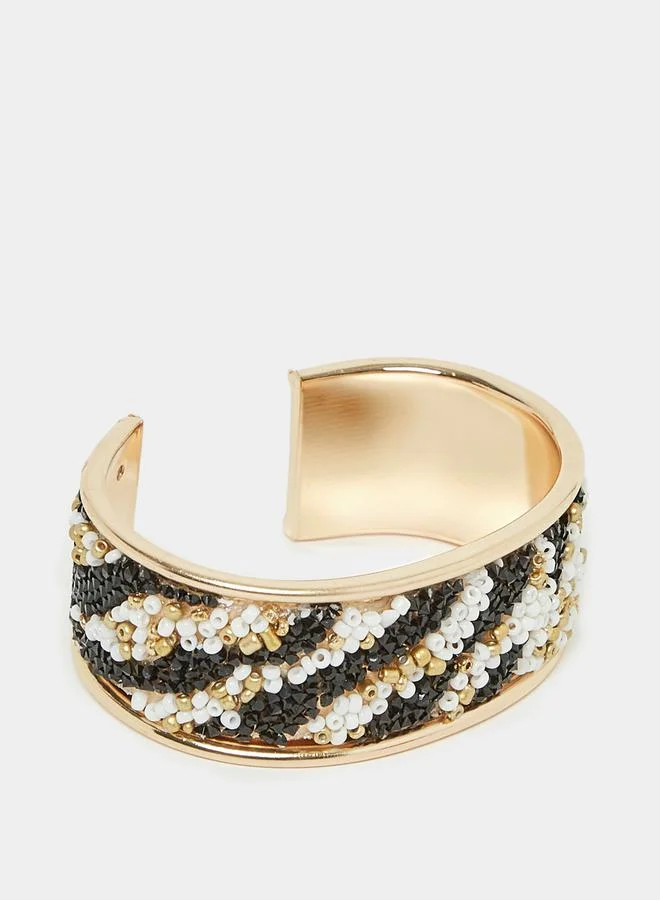 Styli Beaded Cuff Bracelet