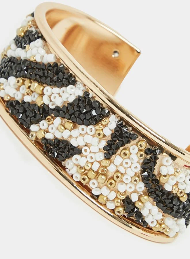 Styli Beaded Cuff Bracelet