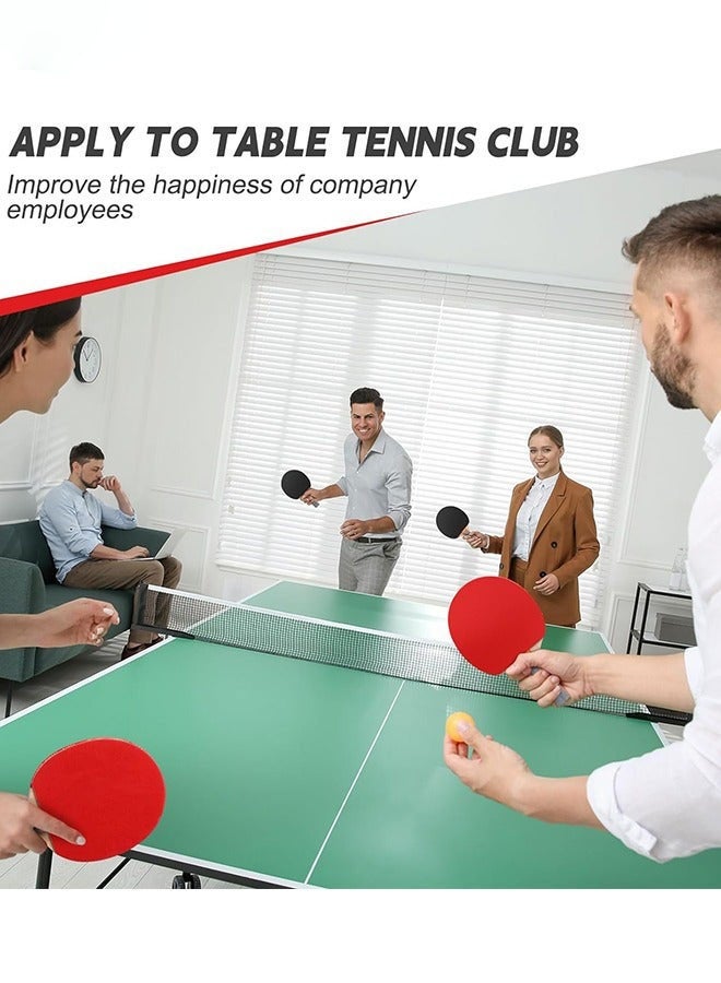 Arabest Ping Pong Paddles Set, High-Performance Table Tennis Sets with 1 Pair Premium Table Tennis Rackets, 3 PCs Ping Pong Balls and Storage Case Portable Ping Pong Set for Indoor& Outdoor Games - Image 5