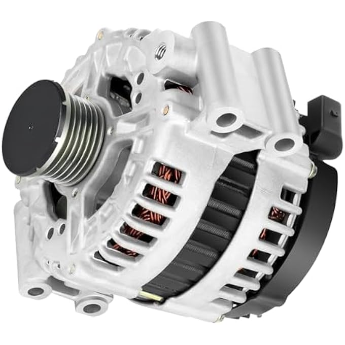 BOMLING Alternator 11301 Fit for BMW 128i 2008-2013 323i 2007-2009 328i 2007-2013 328i xDrive 2009-2013 328Xi 2007-2008 528i 2008-2010 528i xDrive 2009-2010 3.0L Replace 0121715012 12-31-7-550-968 - Image 1