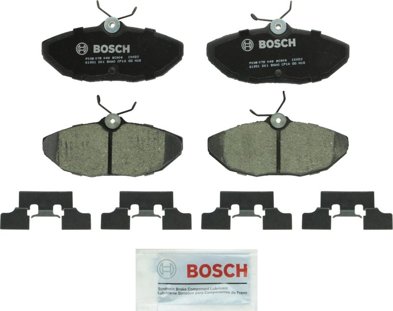 BOSCH BC806 QuietCast Premium Ceramic Disc Brake Pad Set - Compatible With Select Ford Thunderbird; Jaguar S-Type, XJ8; Lincoln LS; REAR - Image 2