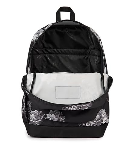 JANSPORT حقيبة ظهر جانسبورت كروس تاون بلس - حجرة رئيسية كبيرة، جيب جانبي لزجاجة الماء، غلاف مبطن للكمبيوتر المحمول مقاس 15 بوصة - ماغنوليا ميراچ - Image 5