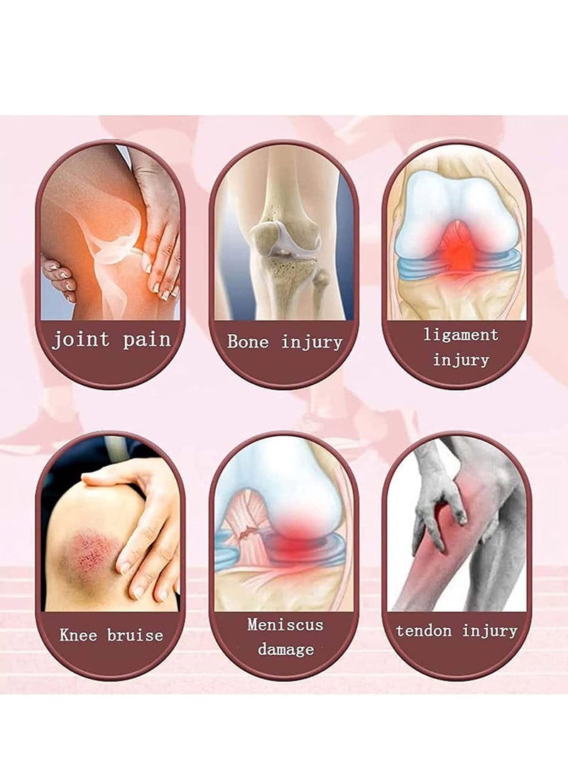 KASTWAVE Destinek Knee Brace - Destinek Knee Compression Sleeve,1 Pair Knee Sleeves for Women Knee Pain, Rodillera Dual, Adjustable 3D High Elastic Click Rain Knee Compression Sleeve (XL) - Image 2