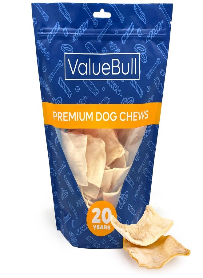 ValueBull USA Rawhide Chips, 25 Count - Natural & Safe, USA Beef Hide, Long Lasting, Chemical Free, No Artificial Flavors - Image 1