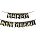 Fecedy Black Gold Happy New Year Banner for New year Party Decorations - Image 3