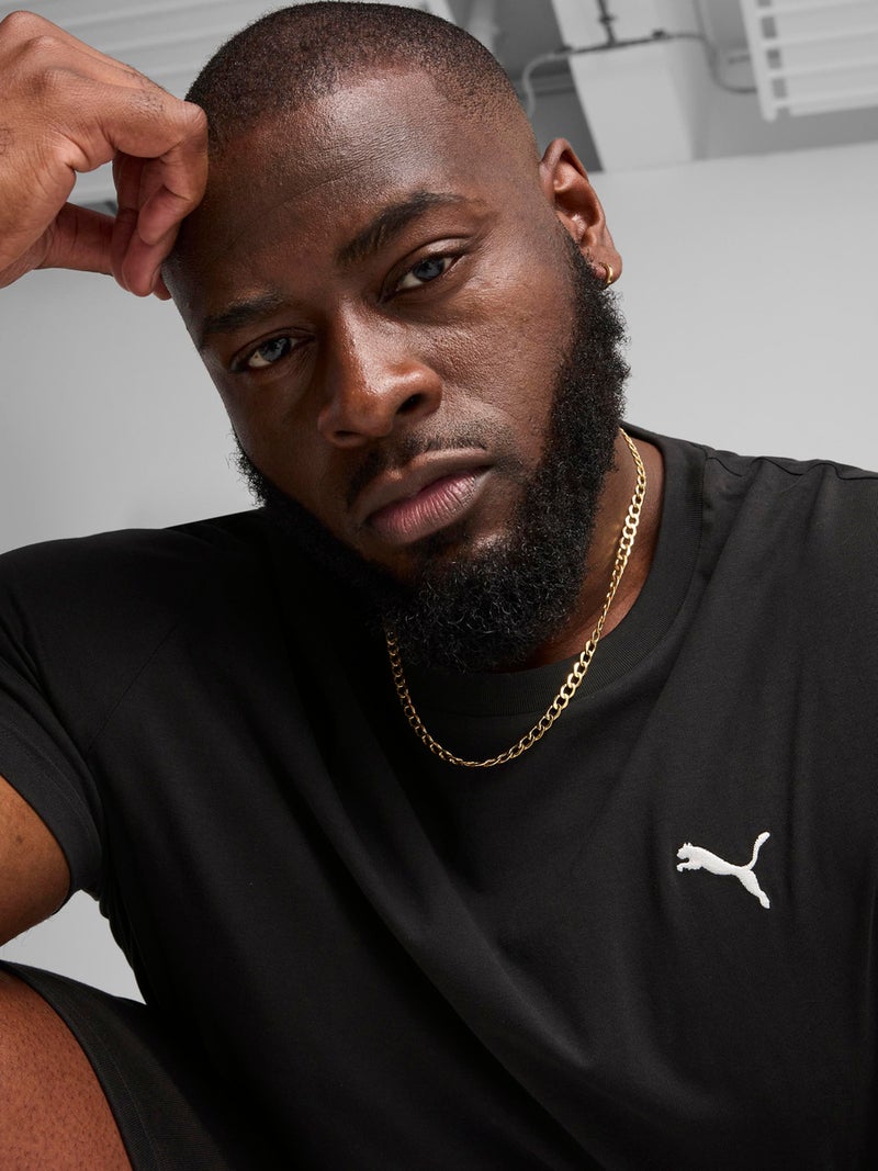 Puma Embroidered Logo Round Neck T-Shirt - Image 4