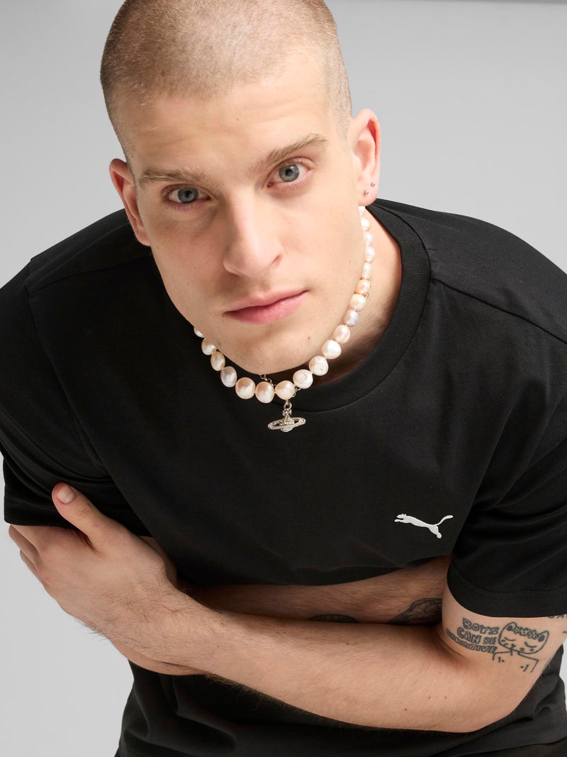 Puma Embroidered Logo Round Neck T-Shirt - Image 3