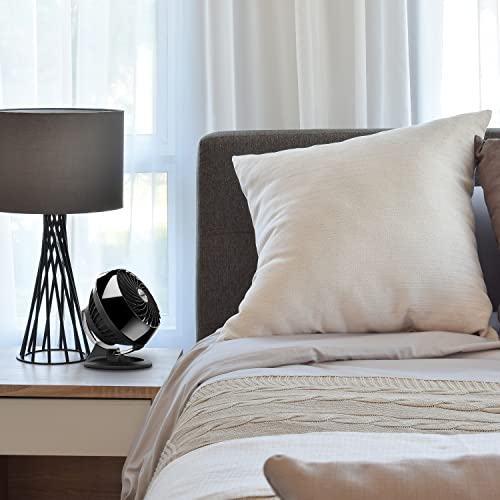 Vornado 160 Personal Air Circulator, Small Fan for Dorm, Desk, and Bedside, Powerful Personal Cooling, 2 Speed Settings, Vortex Air Circulation, Chrome Glide Bar, Multi-Directional Airflow, Black - Image 5