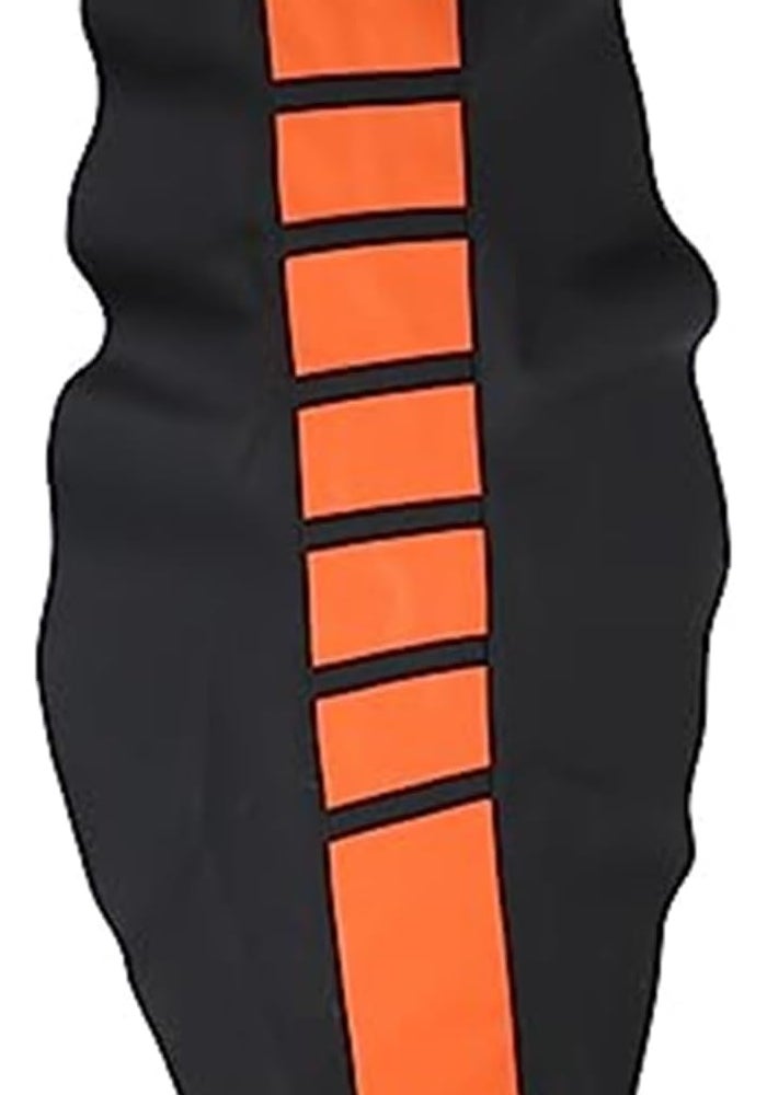 Vuzmode Motorcycle Pro Ribbed Rubber Gripper Seat Cover - Image 1